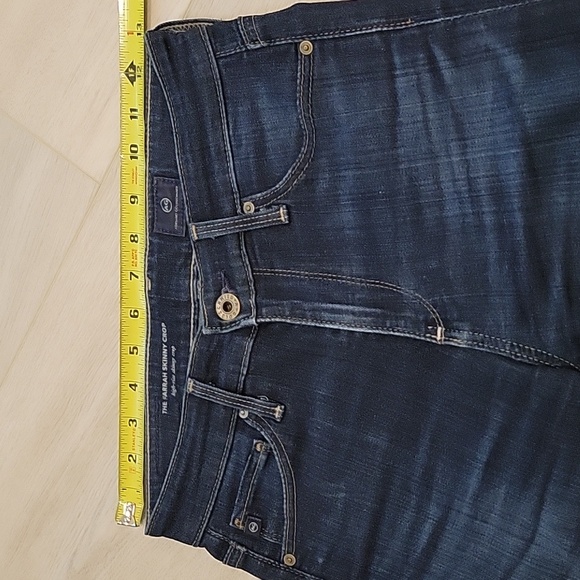 AG Adriano Goldschmied Farrah High Rise Skinny Crop Jeans sz 24 - Picture 6 of 10